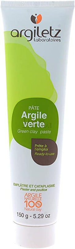 Argiletz Argile verte tube  prête à l'emploi pour soins cheveux et peau