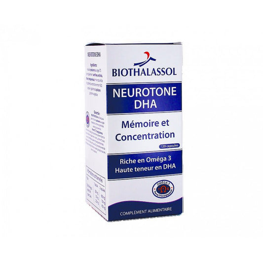 Biothalassol Neurotone Omega 3 DHA 120 capsules - Beauty Care  Store
