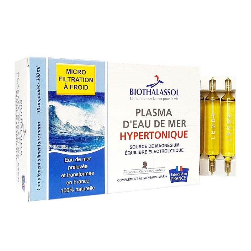Biothalassol Plasma hypertonique 30 ampoules - Beauty Care  Store