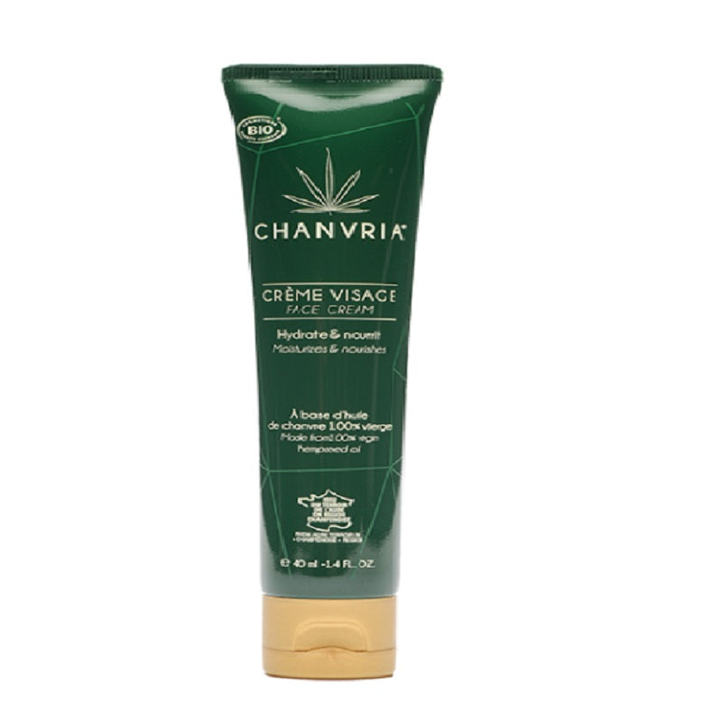 Chanvria crème visage  Bio 40 ml - Beauty Care  Store