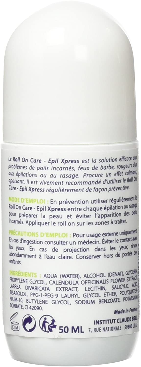 Claude Bell Epil Xpress Roll On soins poils incarnés Femme 50 ml - Beauty Care  Store