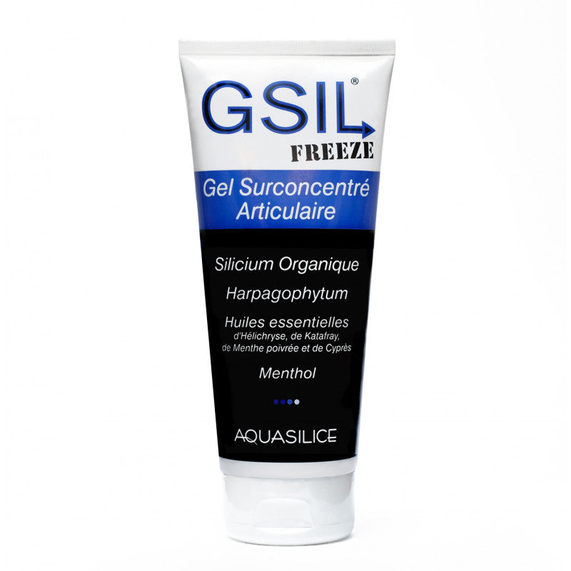Aquasilice GSIL Freeze 200ml . Gel confort articulaire effet froid - Beauty Care  Store