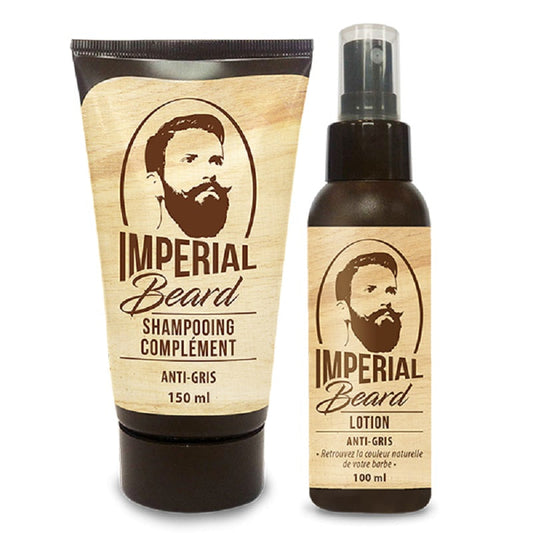 Imperial Beard Shampoing+Lotion anti-gris - Beauty Care  Store