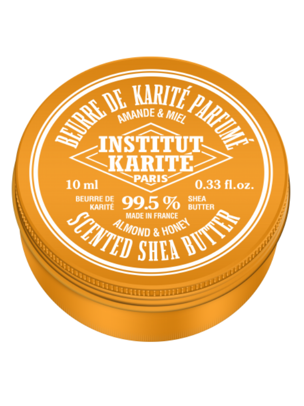 Beurre de karité parfum amande-miel en pot de 10ml de Institut Karité au meilleur prix