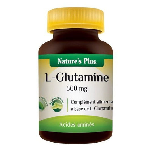 Natures Plus L-glutamine 60 comprimés - Beauty Care  Store