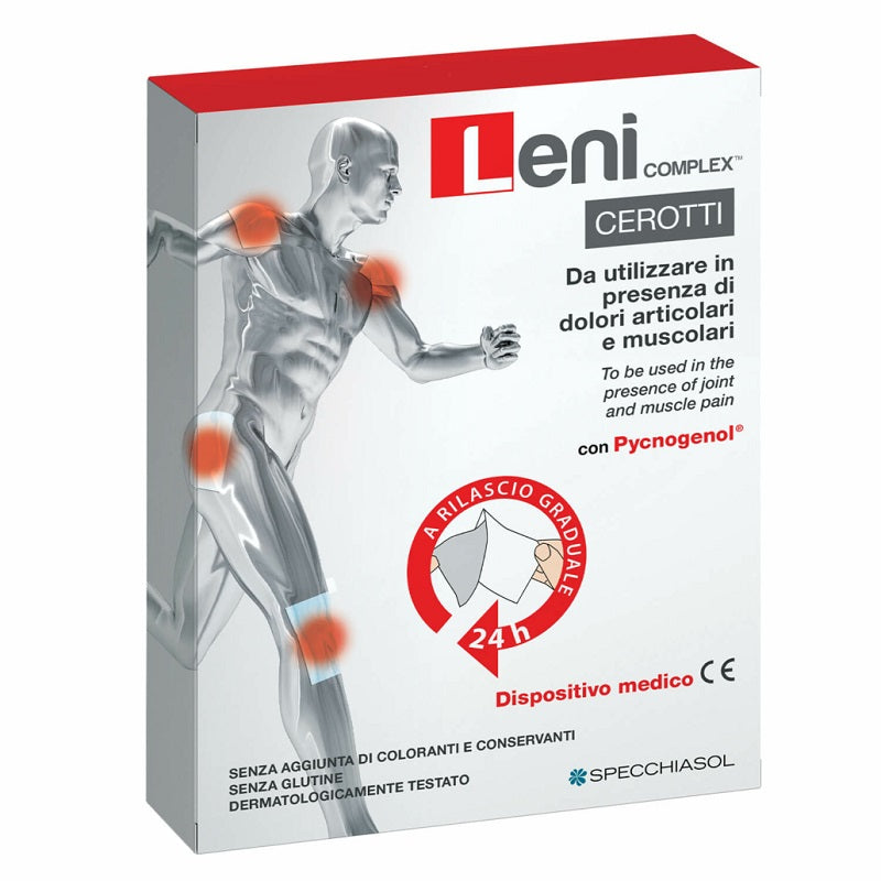 Leni Complex 5 patchs  confort articulaire Specchiasol - Beauty Care  Store