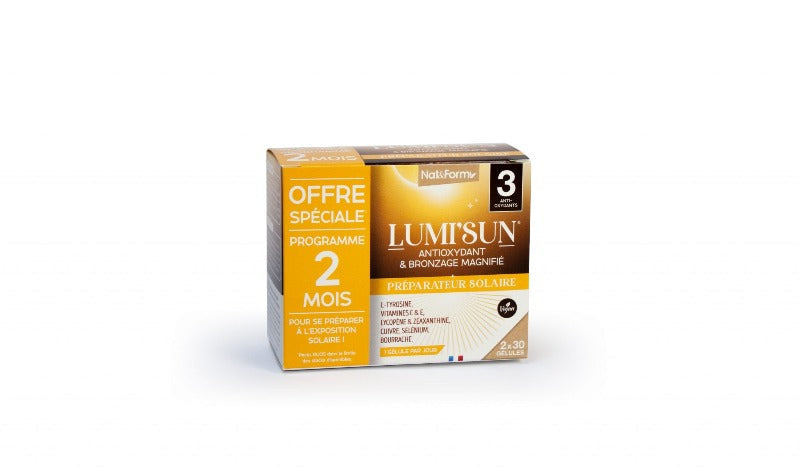 Cure de deux mois du complément alimentaire Lumisun