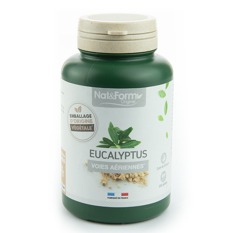 Nat & Form Eucalyptus 200 gélules Voies respiratoires - Beauty Care  Store
