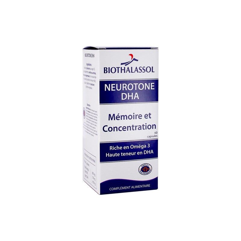 Biothalassol Neurotone Omega 3 DHA 60 capsules - Beauty Care  Store