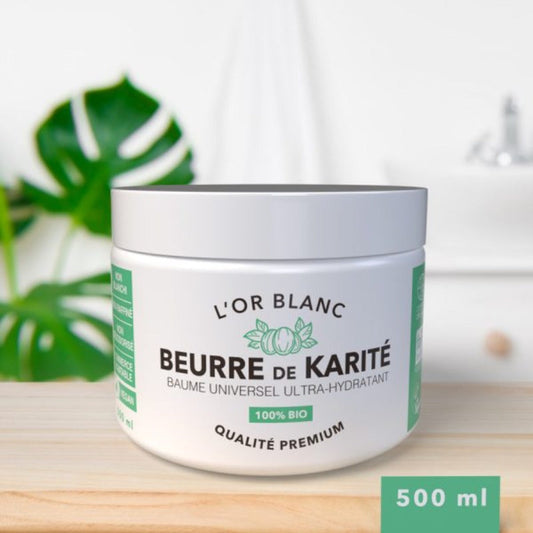 OKA Cosmétics L'Or Blanc 500ml -Beurre de Karité - Beauty Care  Store