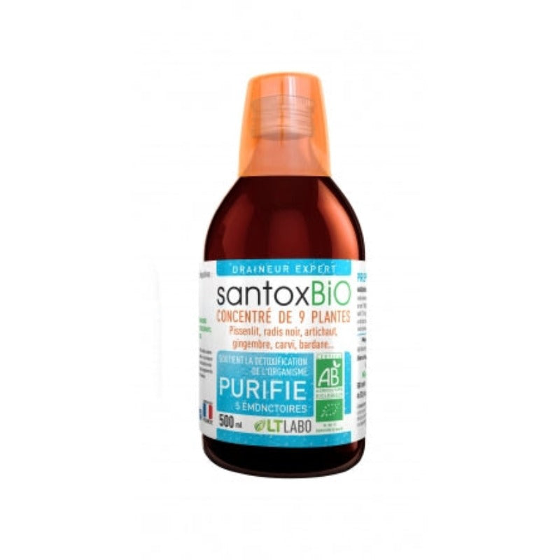 Santox Buvable Bio 500 ml complément alimentaire pour purifier l'organisme , drainer et eliminer les toxines