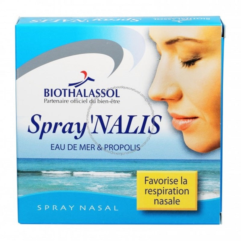 Spray Nalis Biothalassol 5 X10 ml . Eau de mer et Propolis pour le nez - Beauty Care  Store