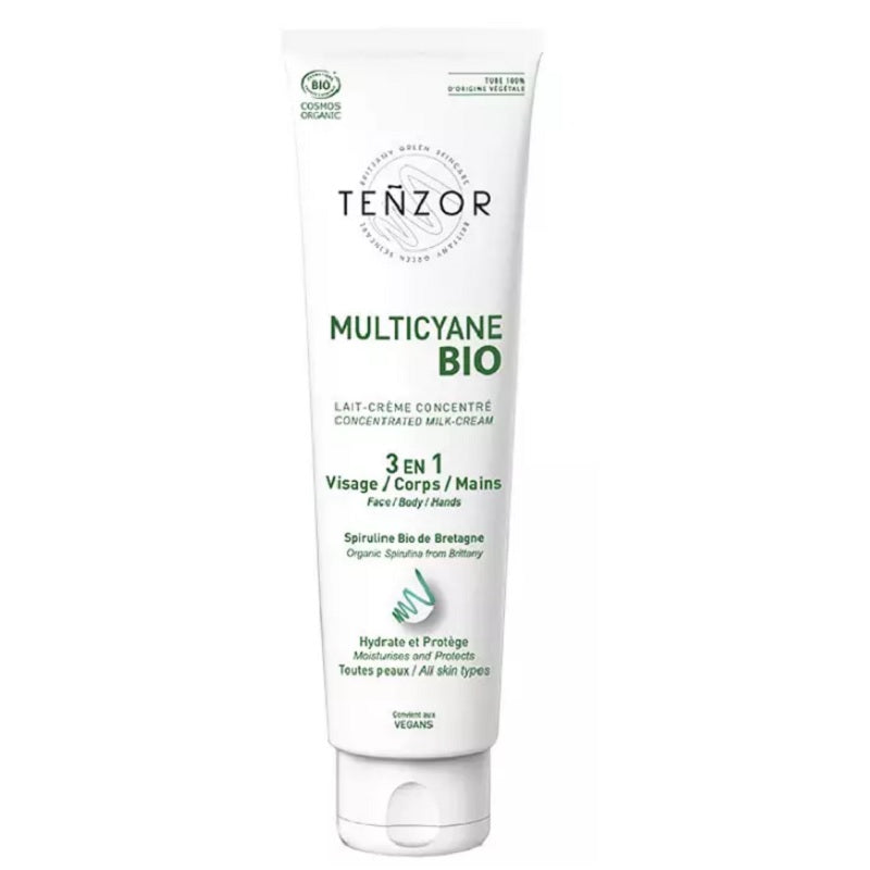 Tenzor Multicyane  Bio  et Vegan creme visage-corps-mains lait hydratant  150 ml - Beauty Care  Store